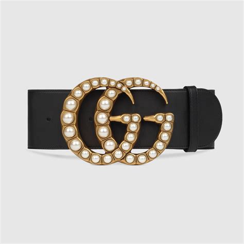 wide Gucci belt women's